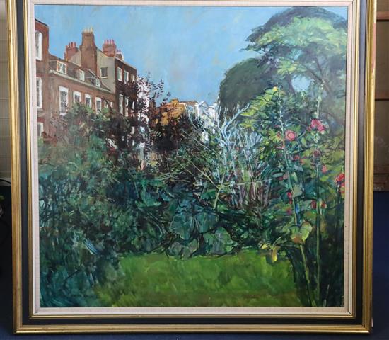 § William Bowyer (1926-) Anthonys Garden 39.5 x 39.5in.